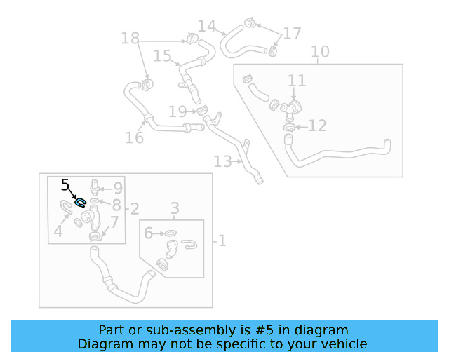 Temp Sensor Retainer Spring 032-121-142 - View 110