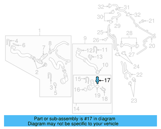 Temp Sensor Retainer Spring 032-121-142 - View 218