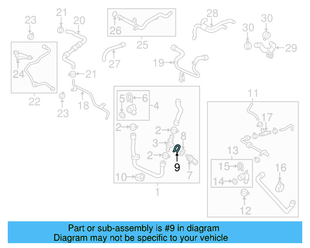 Temp Sensor Retainer Spring 032-121-142 - View 236