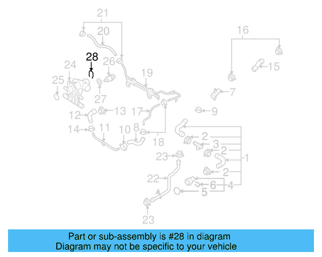 Temp Sensor Retainer Spring 032-121-142