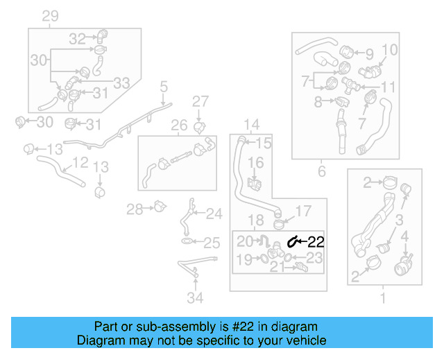Temp Sensor Retainer Spring 032-121-142 - View 113
