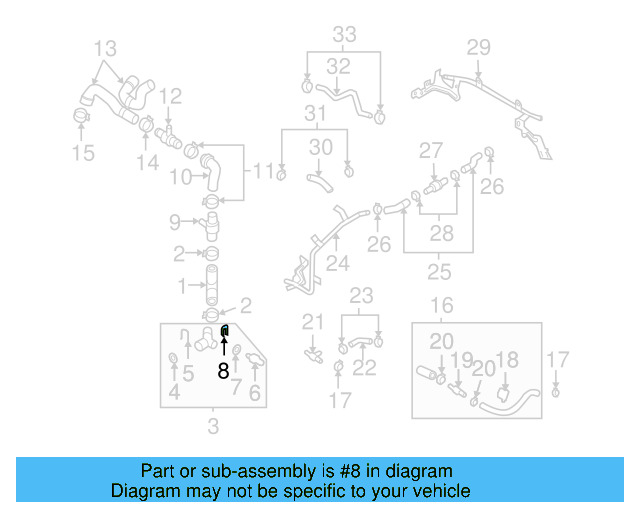 Temp Sensor Retainer Spring 032-121-142 - View 45