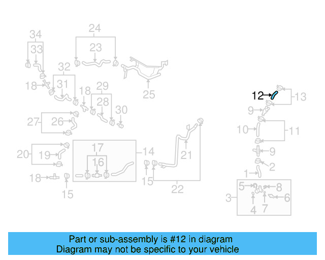 Temp Sensor Retainer Spring 032-121-142 - View 35