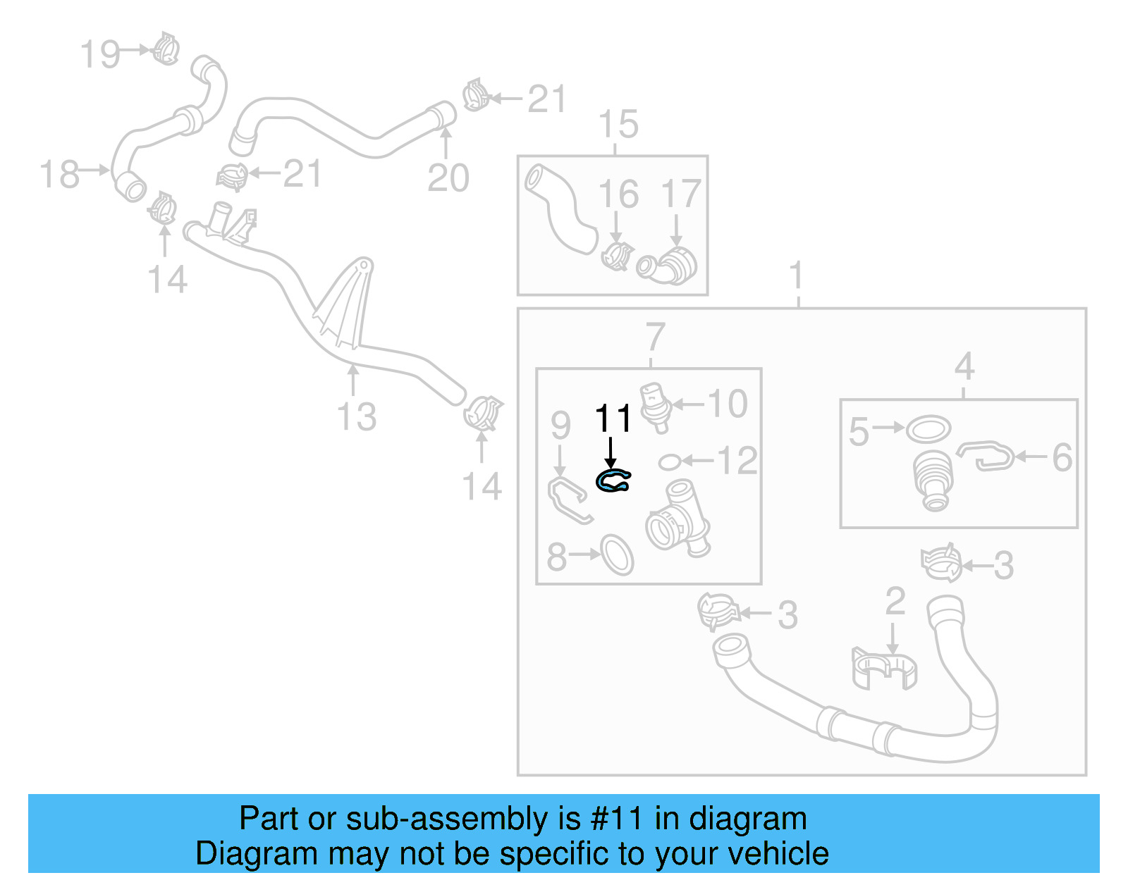Temp Sensor Retainer Spring 032-121-142 - View 24
