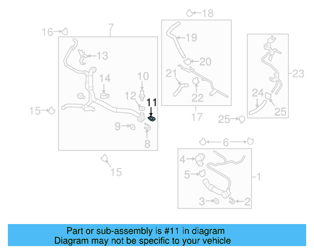 Temp Sensor Retainer Spring 032-121-142 - View 100