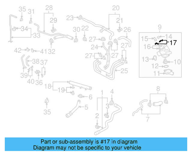 Temp Sensor Retainer Spring 032-121-142 - View 141