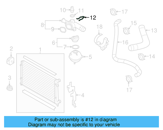 Temp Sensor Retainer Spring 032-121-142 - View 46