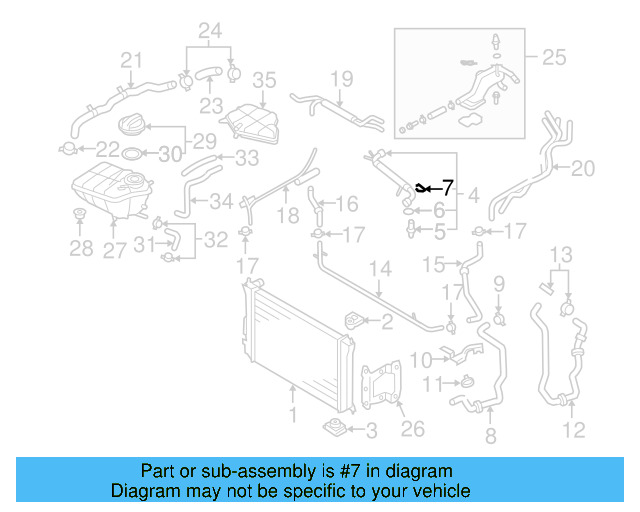 Temp Sensor Retainer Spring 032-121-142 - View 3