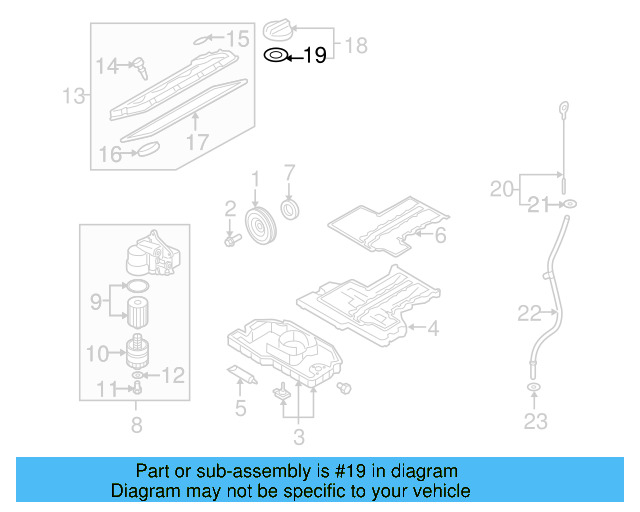 Filler Cap Gasket 036-115-111-B - View 68
