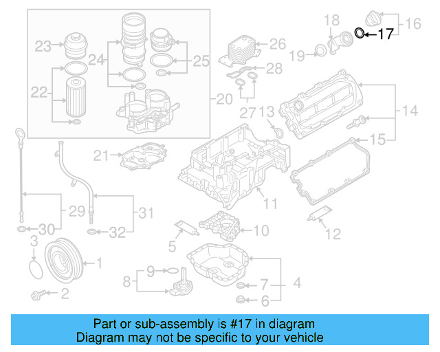 Filler Cap Gasket 036-115-111-B - View 56