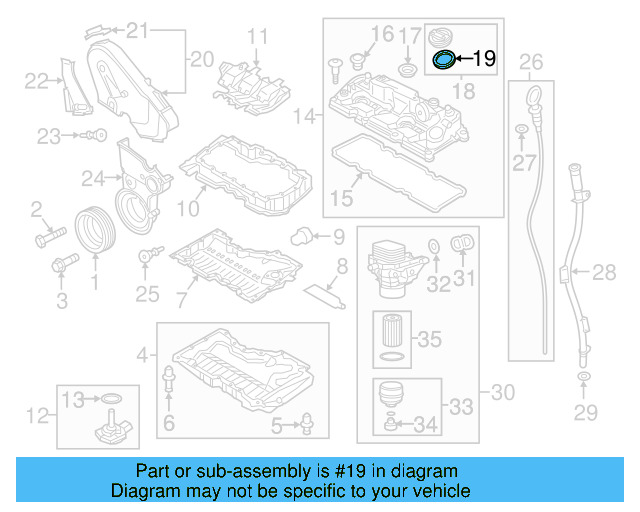 Filler Cap Gasket 036-115-111-B - View 23