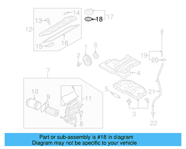 Filler Cap Gasket 036-115-111-B - View 112