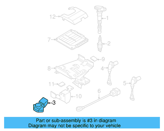 Manifold Absolute Pressure Sensor 07C-906-051
