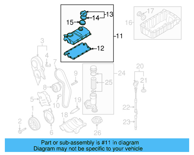 Valve Cover 038-103-469-AE - View 3