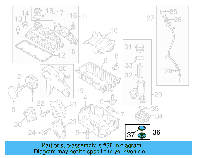 Engine Oil Cooler O 038-117-070-A - View 83