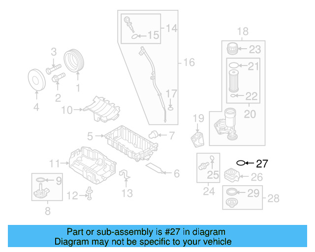 Engine Oil Cooler O 038-117-070-A - View 42