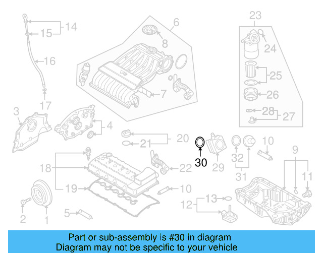 Engine Oil Cooler O 038-117-070-A - View 43