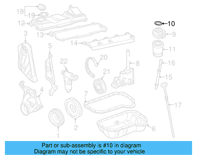 Engine Oil Cooler O 038-117-070-A - View 45