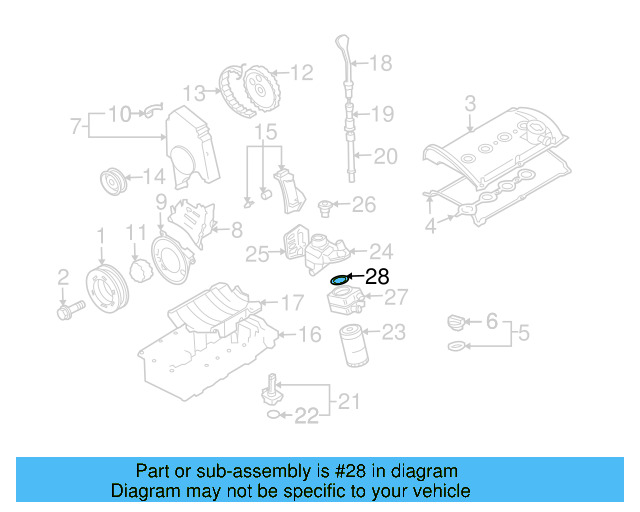 Engine Oil Cooler O 038-117-070-A - View 46