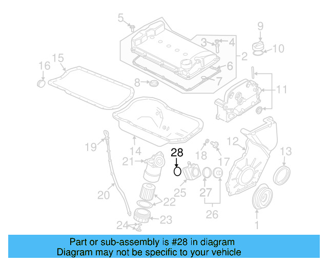 Engine Oil Cooler O 038-117-070-A - View 79