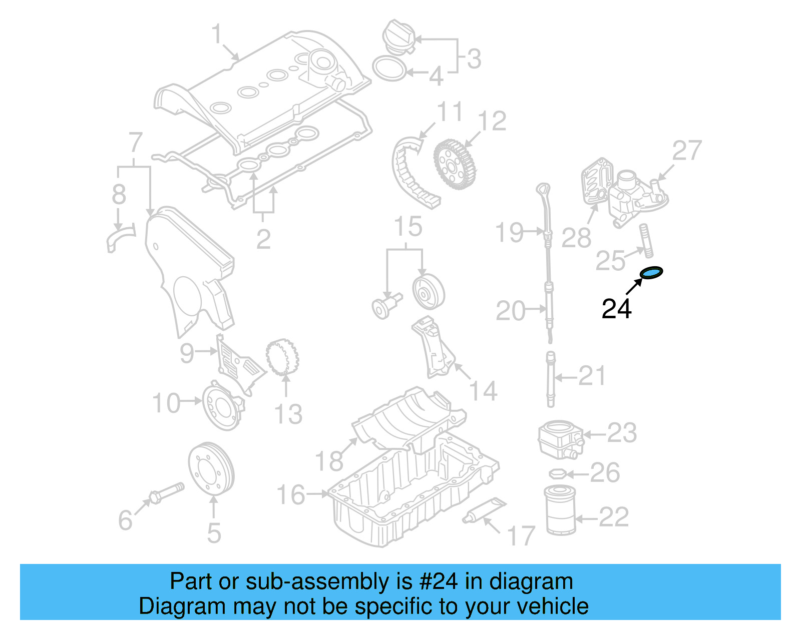 Engine Oil Cooler O 038-117-070-A - View 49