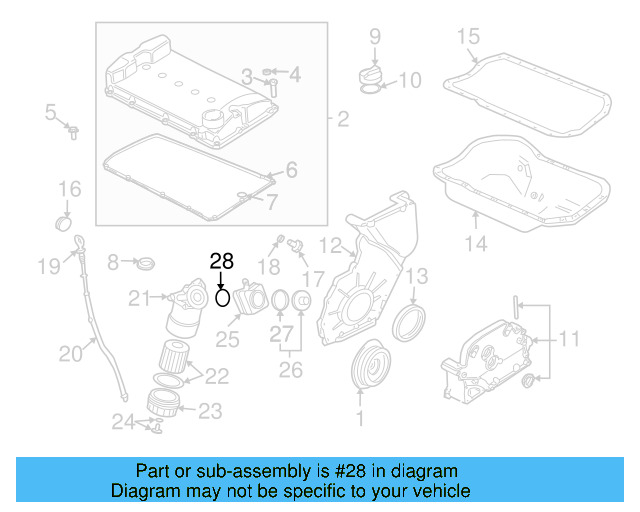 Engine Oil Cooler O 038-117-070-A - View 92