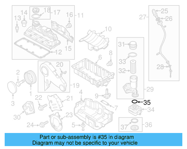 Engine Oil Cooler O 038-117-070-A - View 81