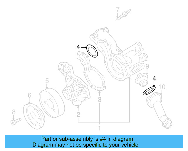 Engine Water Pump Housing O 038-121-119-B - View 29