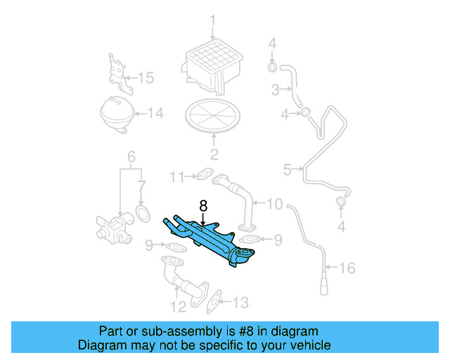 Egr Cooler 038-131-513-S - View 7