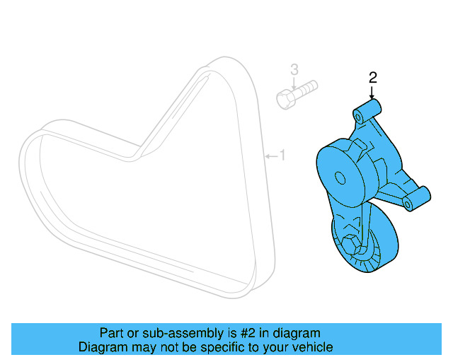 Belt Tensioner 038-903-315-AN - View 10