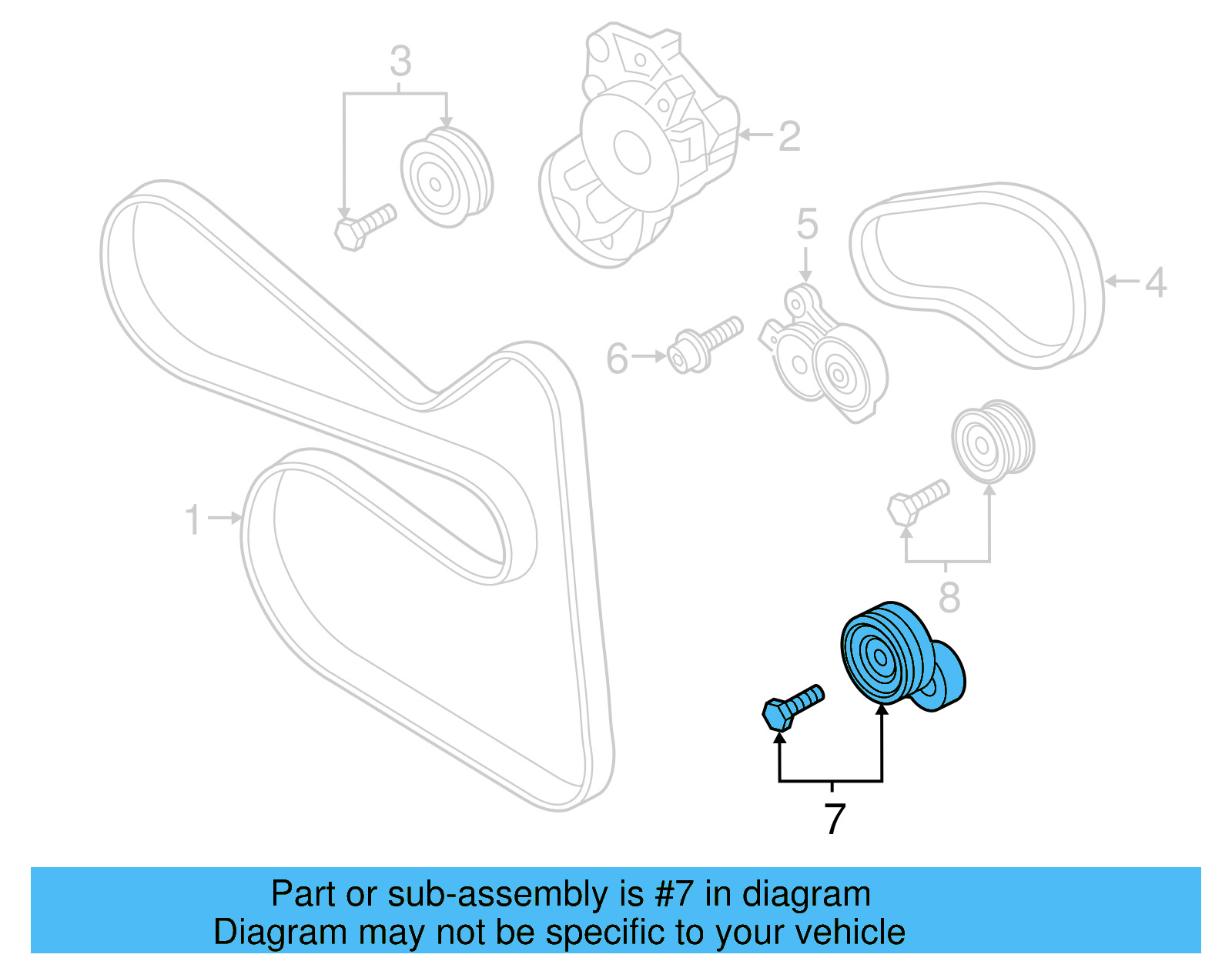 Damper & Pulley 03C-145-299-AF - View 8