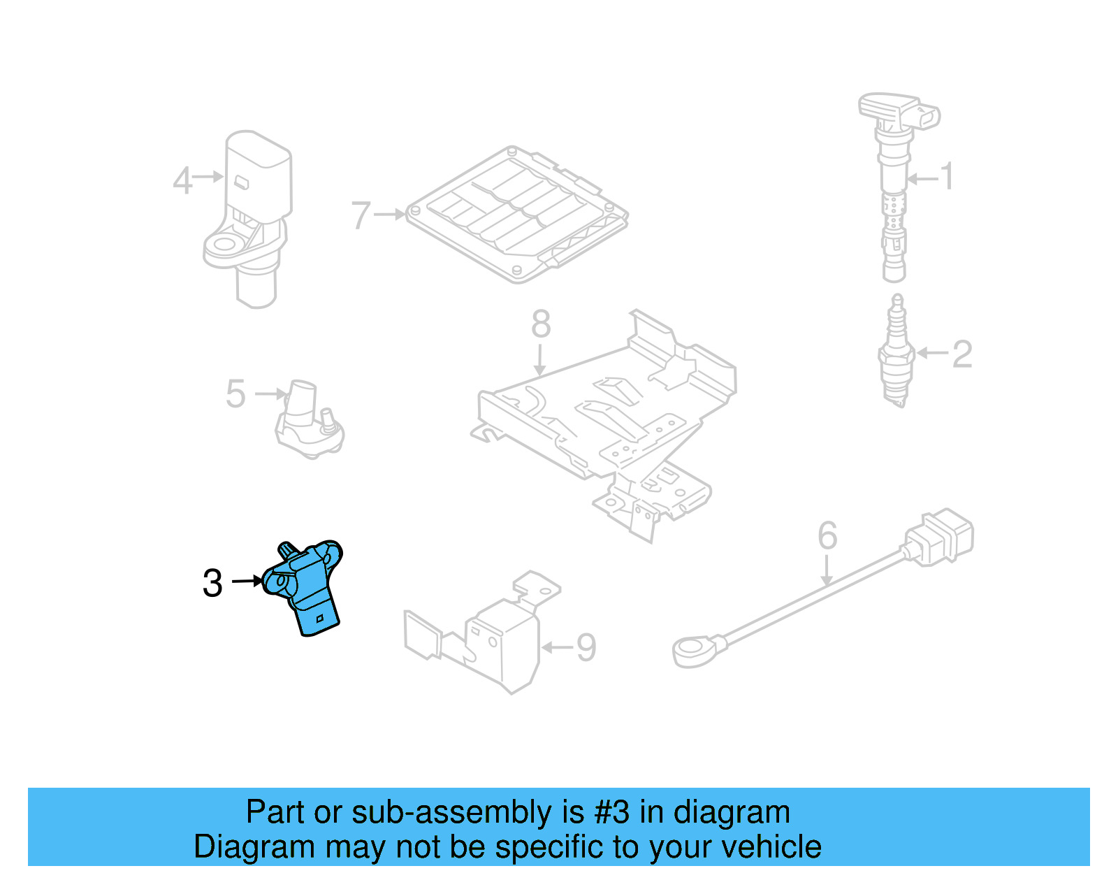 Manifold Absolute Pressure Sensor 03C-906-051-F - View 15