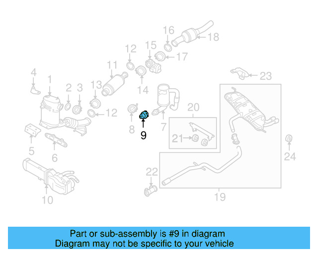 Connector Pipe Gasket 03G-131-547-H - View 39