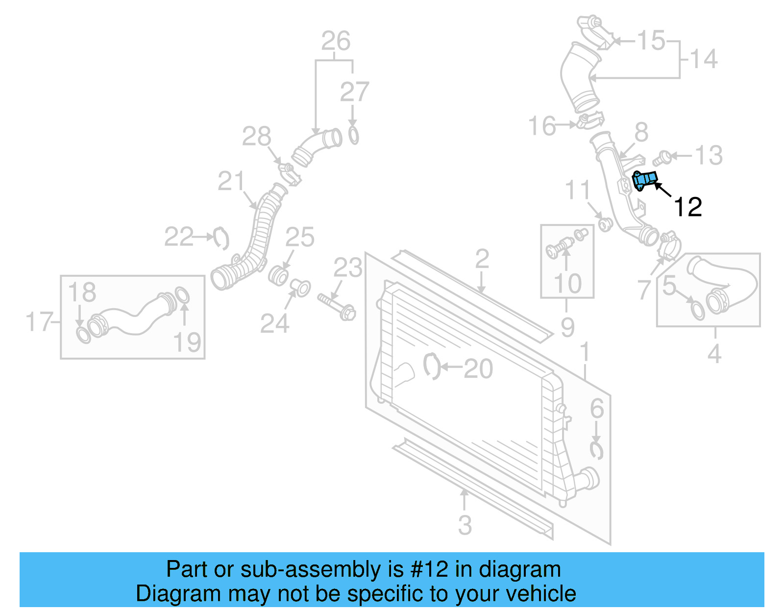 Pressure Sensor 03G-906-051-D - View 24