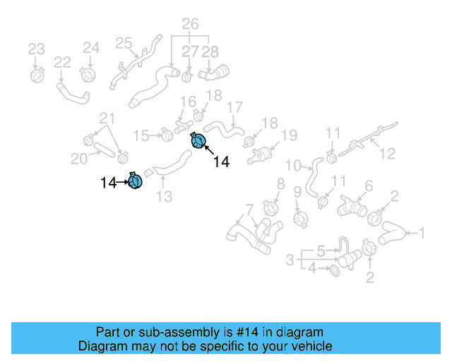 Cooling System Bypass Line Adapter 1J0-121-087-B - View 53