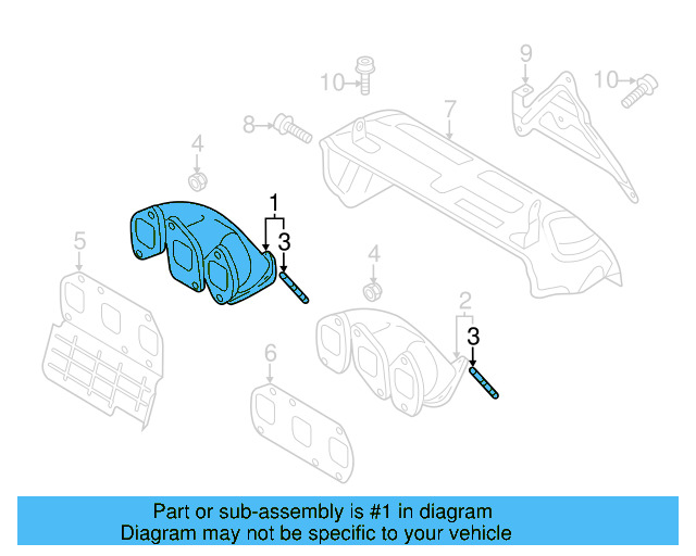 Exhaust Manifold 03H-253-031-A
