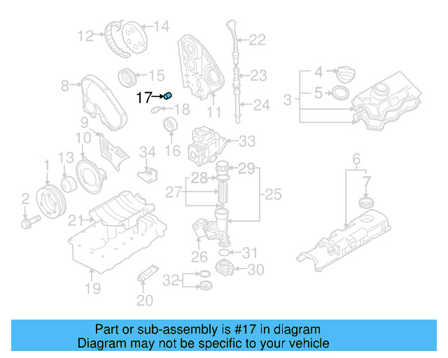 Engine Timing Belt Idler 03L-109-244-D - View 10