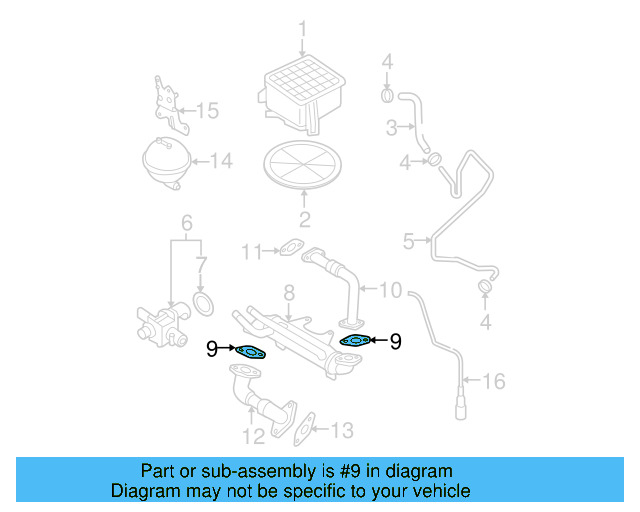 Exhaust Gas Re 03L-131-547-D - View 33