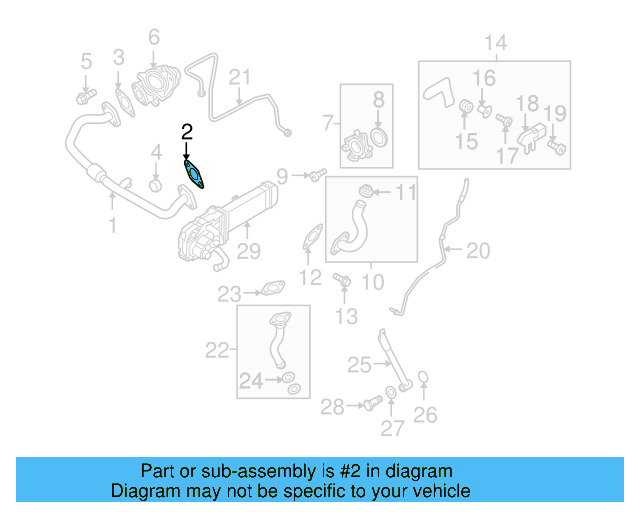 Exhaust Gas Re 03L-131-547-D - View 10