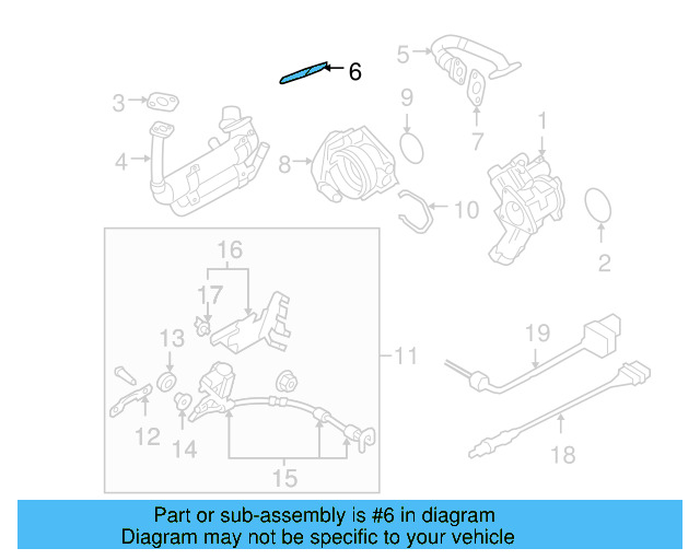 Connector Pipe Seal 03L-131-547-P - View 4