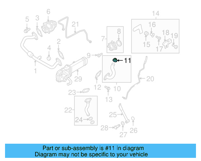 Pipe Grommet 03L-133-821 - View 15