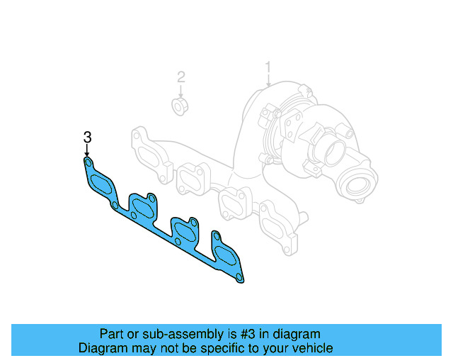Manifold Gasket 03L-253-039-F - View 4