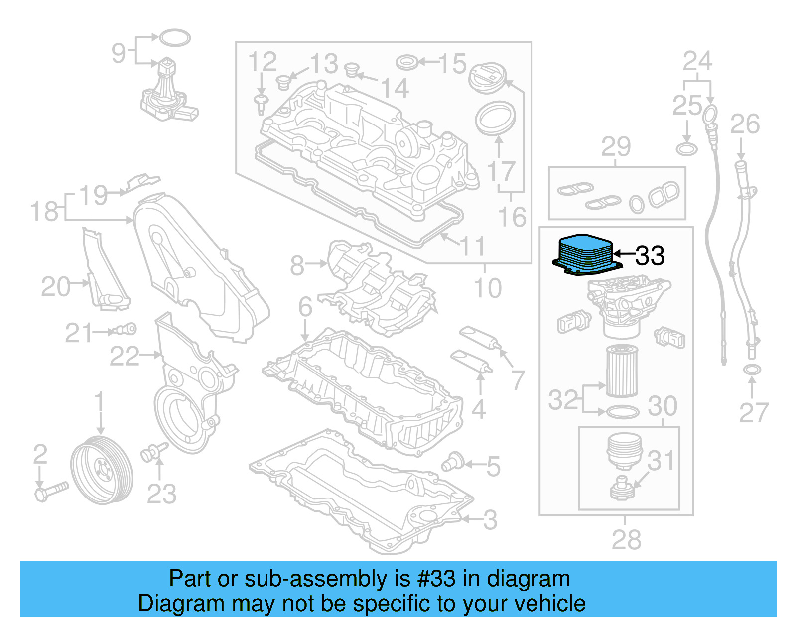 Oil Cooler 03N-117-021 - View 11