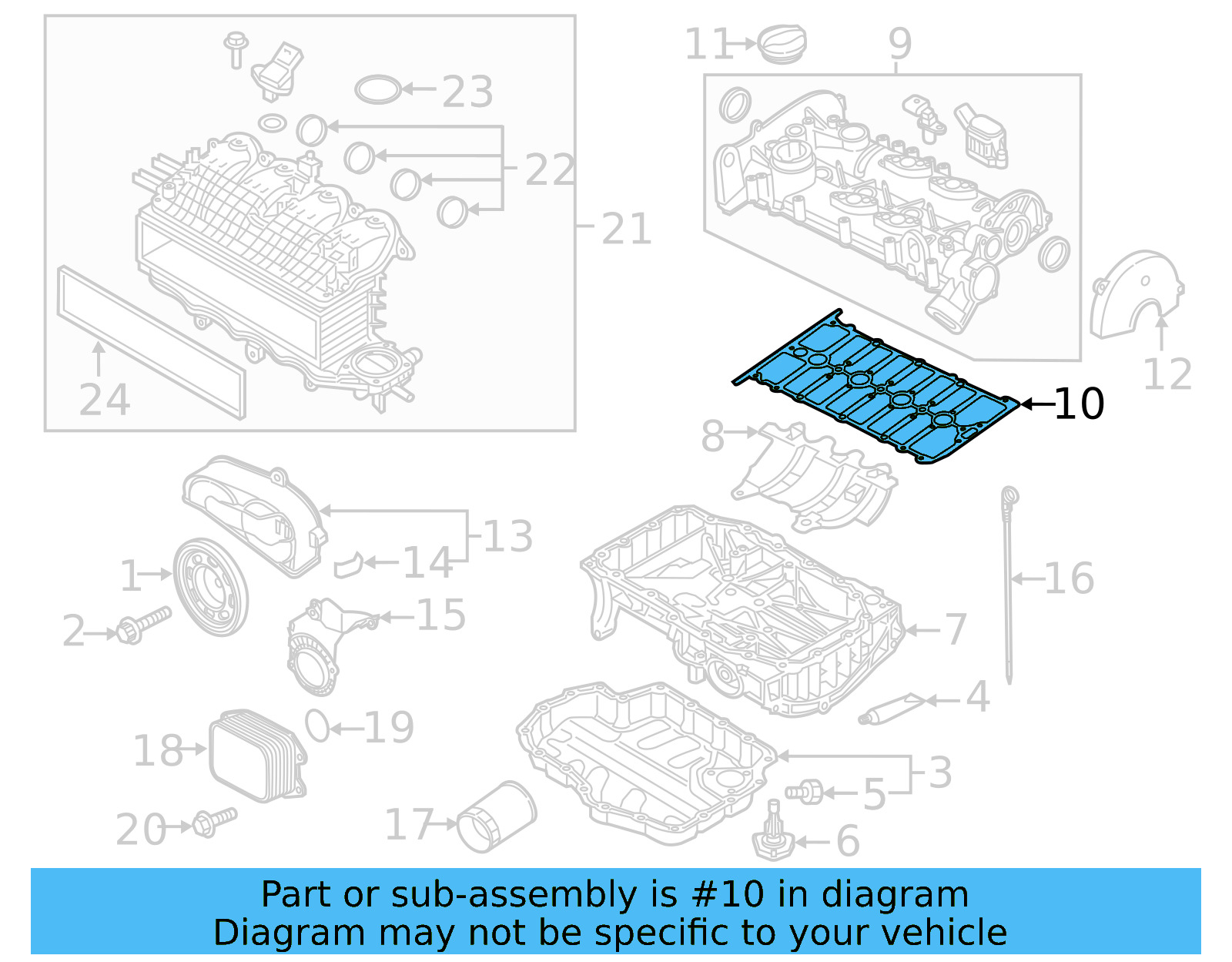 Valve Cover Gasket 04E-103-483-H - View 5