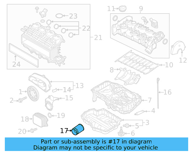 Oil Filter 04E-115-561-T - View 4