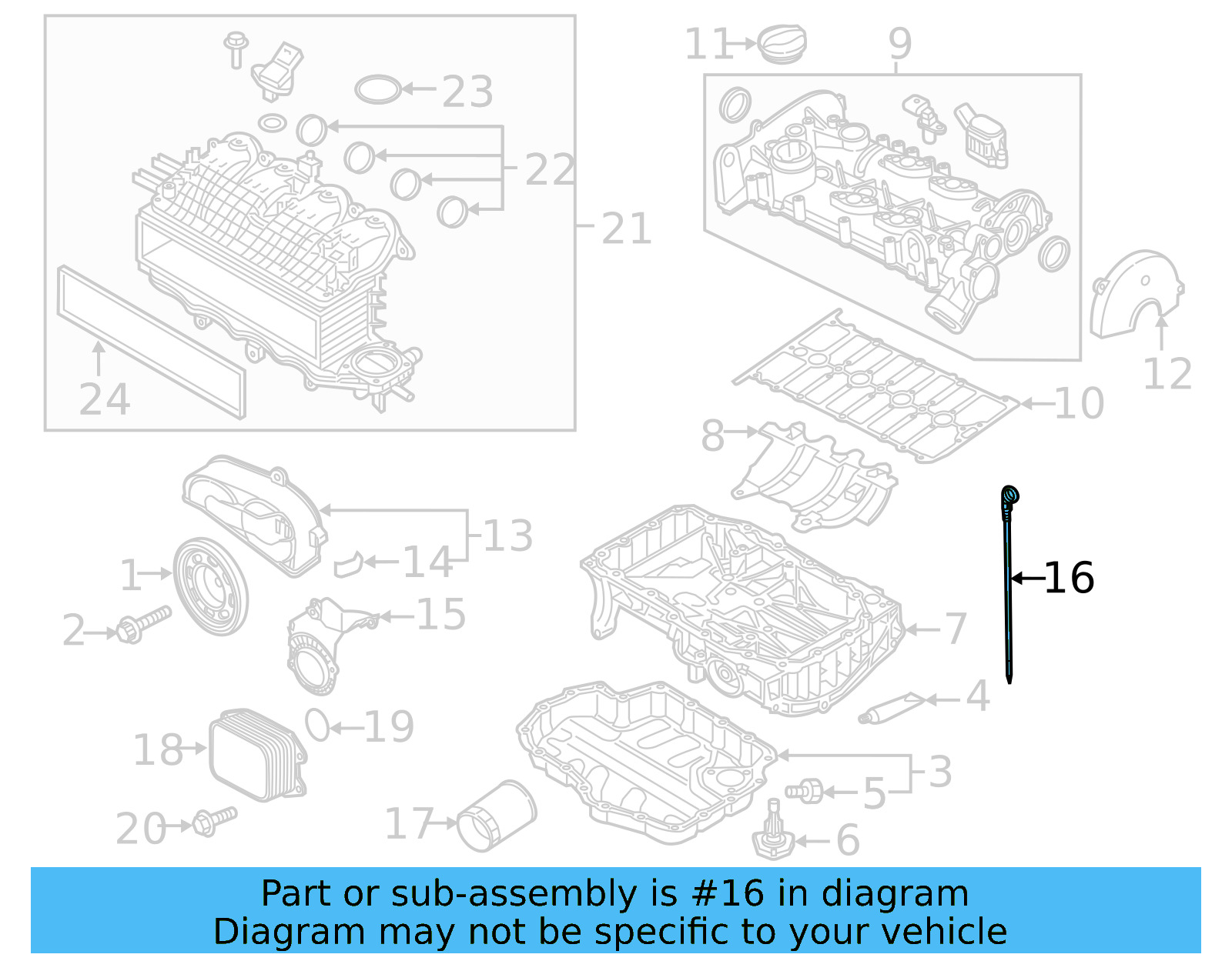 Dipstick 04E-115-611-AC - View 13