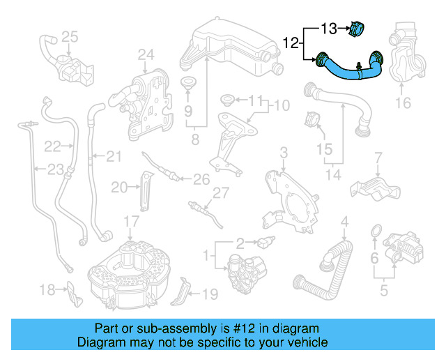 Pressure Hose 04E-131-170-B - View 6
