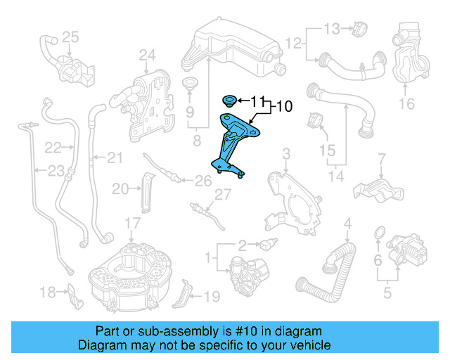 Support Bracket 04E-131-425-C - View 2