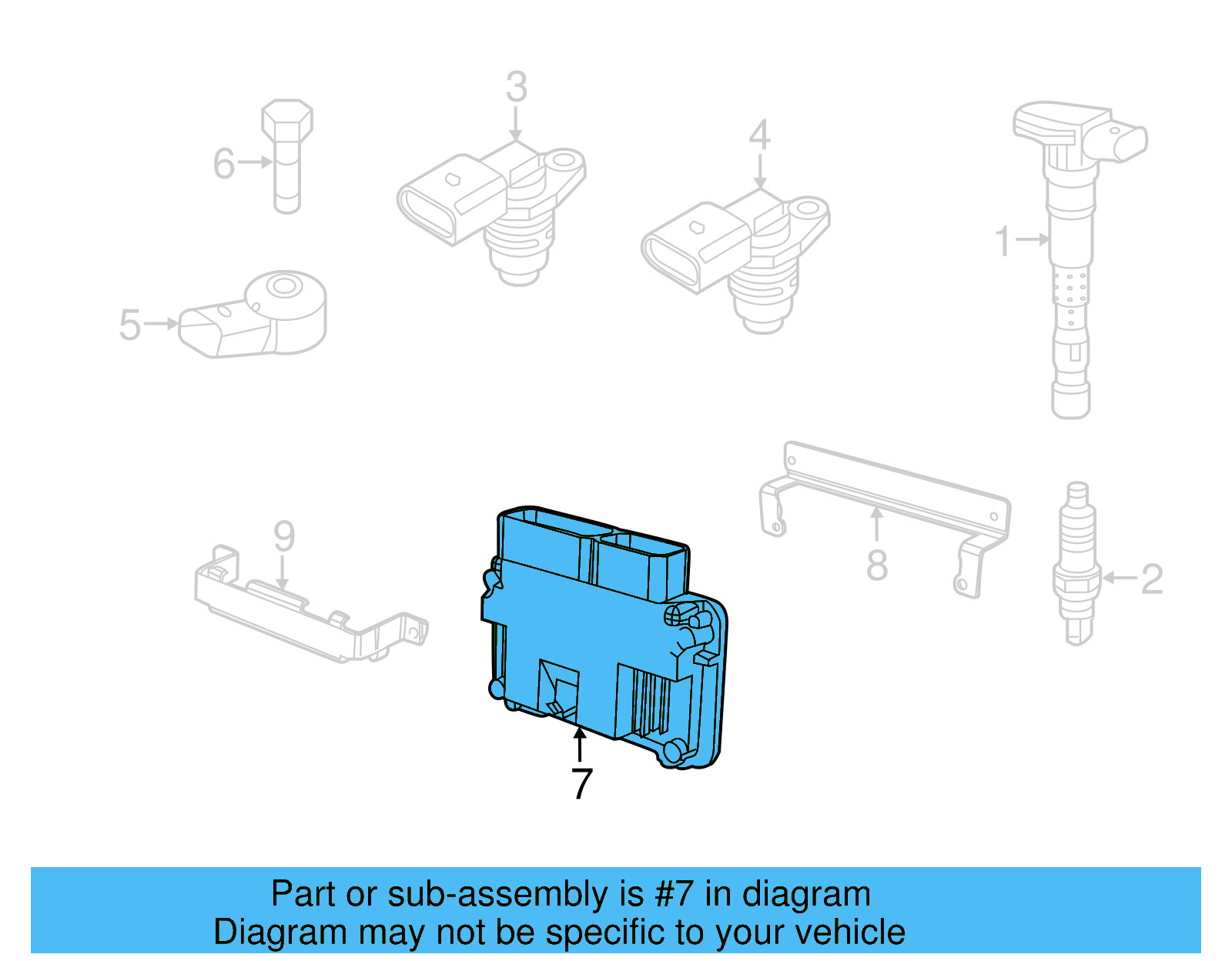ECM 04E-906-023-AL - View 7