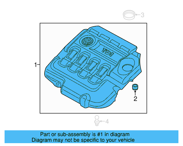 Engine Cover 04L-103-925-AQ